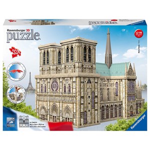 Ravensburger (12523) - "Notre Dame, France" - 324 pieces puzzle