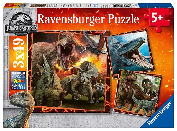 Ravensburger (08054) - "Jurassic World" - 49 pieces puzzle