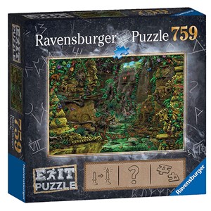 Ravensburger (19951) - "Tempel in Angkor Wat (in German)" - 759 pieces puzzle