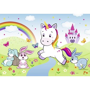 Ravensburger (07828) - "Fabulous Unicorn" - 24 pieces puzzle