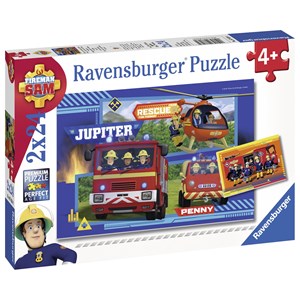 Ravensburger (07826) - "Fireman Sam" - 24 pieces puzzle