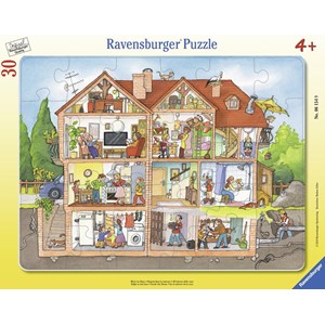 Ravensburger (06154) - "Look into the House" - 30 pieces puzzle
