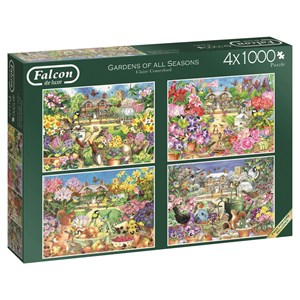 Falcon (11235) - Claire Comerford: "Gardens of All Seasons" - 1000 pieces puzzle