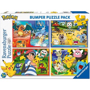 Ravensburger (06929) - "Pokemon" - 100 pieces puzzle