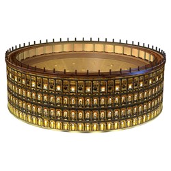 Ravensburger (11148) - "The Coliseum" - 216 pieces puzzle