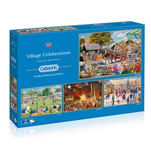Gibsons (G5051) - Trevor Mitchell: "Village Celebrations" - 500 pieces puzzle