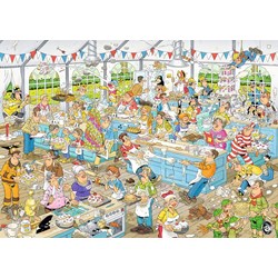 Jumbo (19083) - Jan van Haasteren: "Food Frenzy" - 1000 pieces puzzle