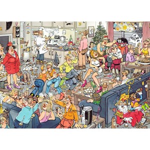 Jumbo (19082) - Jan van Haasteren: "New Year Party" - 1000 pieces puzzle