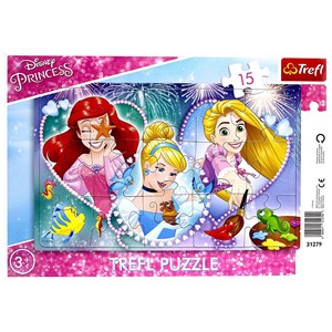 Trefl (31279) - "Disney Princess" - 15 pieces puzzle