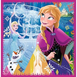 Trefl (34832) - "Frozen" - 20 36 50 pieces puzzle