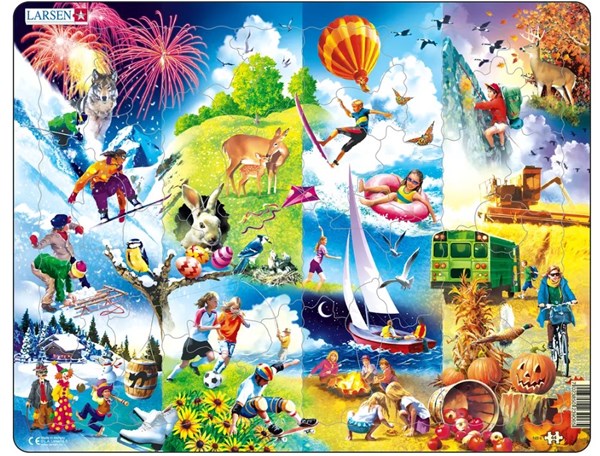 Larsen (NB6) - "4 Seasons" - 44 pieces puzzle