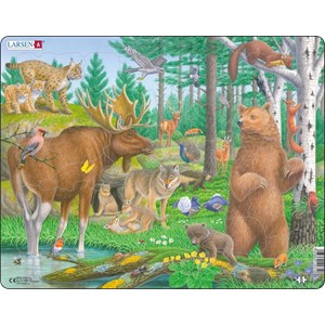 Larsen (FH36) - "Forest Animals" - 29 pieces puzzle