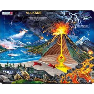Larsen (NB2-DE) - "Vulkane" - 70 pieces puzzle