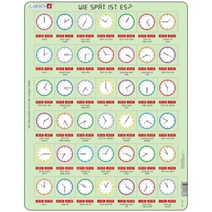 Larsen (OB7-DE) - "Clock Puzzle - DE" - 42 pieces puzzle