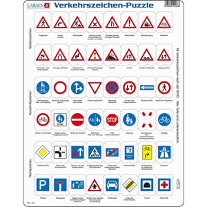 Larsen (OB3-DE) - "Traffic Sign - DE" - 48 pieces puzzle