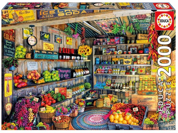 Educa (17128) - Aimee Stewart: "The Farmers Market" - 2000 pieces puzzle