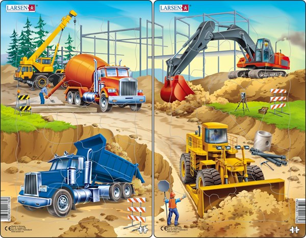 Larsen (U4) - "Construction" - 20 pieces puzzle