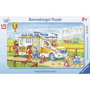 Ravensburger (06170) - "Ambulance" - 15 pieces puzzle