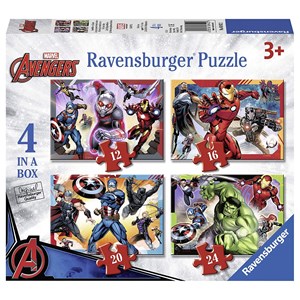 Ravensburger (06942) - "Marvel Avengers" - 12 16 20 24 pieces puzzle