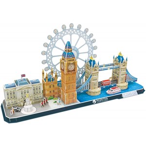 Cubic Fun (MC253h) - "London" - 107 pieces puzzle