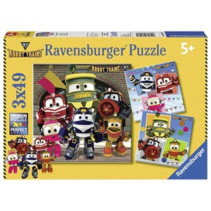 Ravensburger (08047) - "Robot Trains" - 49 pieces puzzle