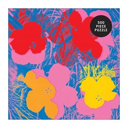 Chronicle Books / Galison (9780735357839) - Andy Warhol: "Flowers" - 500 pieces puzzle