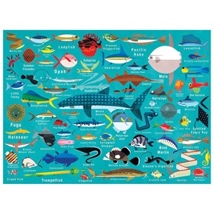 Chronicle Books / Galison (9780735349070) - "Ocean Life" - 1000 pieces puzzle