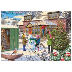 Falcon (11269) - "Family Time at Christmas" - 1000 pieces puzzle