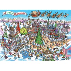 Cobble Hill (53505) - "12 Days of Christmas" - 1000 pieces puzzle