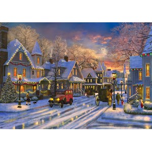 Bluebird Puzzle (70113) - Dominic Davison: "Small Town Christmas" - 1500 pieces puzzle
