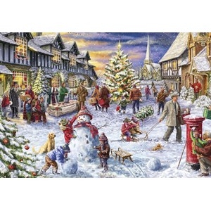 Gibsons (G3409) - Marcello Corti: "A White Christmas" - 500 pieces puzzle