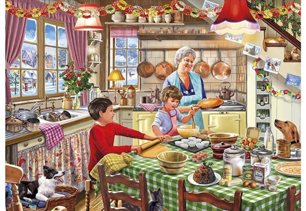 Gibsons (G6253) - Steve Crisp: "Christmas Treats" - 1000 pieces puzzle