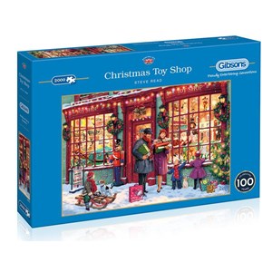Gibsons (G8016) - "Christmas Toy Shop" - 2000 pieces puzzle