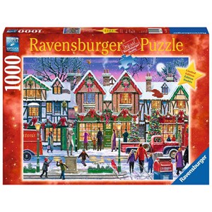 Ravensburger (15291) - "Christmas in the Square" - 1000 pieces puzzle