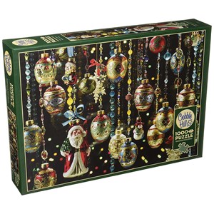 Cobble Hill (80140) - "Christmas Ornaments" - 1000 pieces puzzle