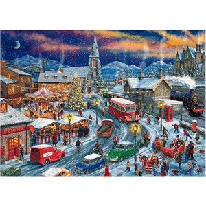Gibsons (G2018) - Marcello Corti: "Driving Home For Christmas" - 1000 pieces puzzle