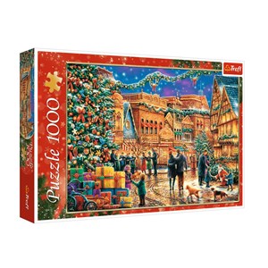Trefl (10554) - "Christmas Market" - 1000 pieces puzzle