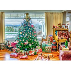 Bluebird Puzzle (70019) - "Christmas at Home" - 500 pieces puzzle