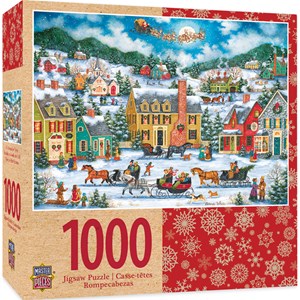 MasterPieces (71773) - "Christmas Eve Fly By" - 1000 pieces puzzle