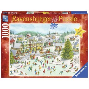 Ravensburger (15290) - "Playful Christmas Day" - 1000 pieces puzzle