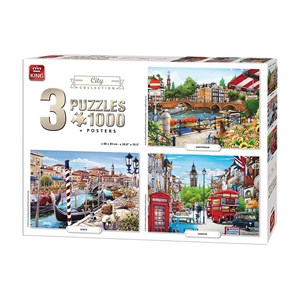 King International (05205) - "City Collection" - 1000 pieces puzzle