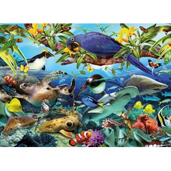 King International (55874) - "Animal Collection" - 500 1000 pieces puzzle