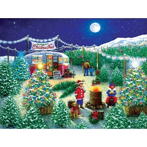 SunsOut (76141) - "A Lot of Christmas Trees" - 300 pieces puzzle