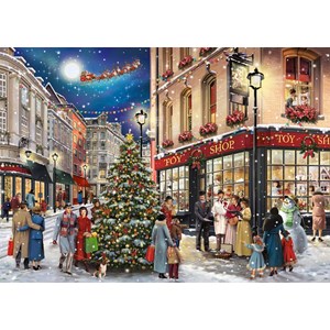 Falcon (11225) - Daniela Pirola: "Christmas Shopping" - 100 pieces puzzle