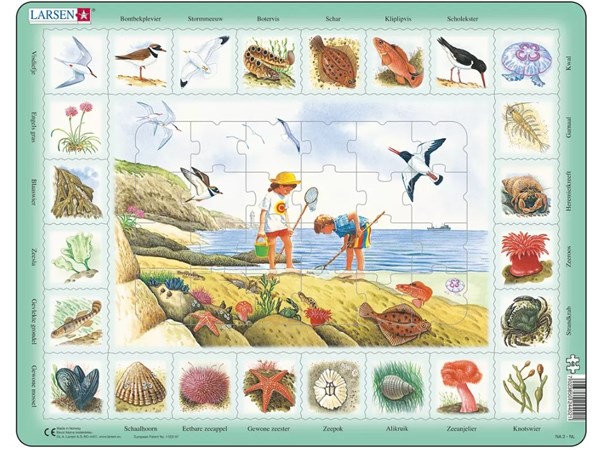 Larsen (NA2-NL) - "Seaside - NL" - 48 pieces puzzle