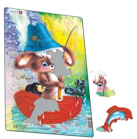 Larsen (CU2-2) - "Cute Animals" - 14 pieces puzzle
