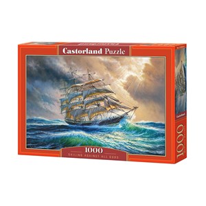 Castorland (C-104529) - "Sailing Against All Odds" - 1000 pieces puzzle