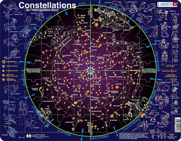 Larsen (SS2-FR) - "Constellations - FR" - 70 pieces puzzle