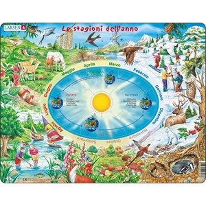Larsen (SS3-IT) - "The Seasons of the Year - IT" - 44 pieces puzzle