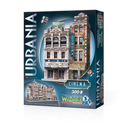 Wrebbit (Wrebbit-Set-Urbania-2) - "Urbania Collection, Café, Cinema, Hotel, Fire Station" - 1165 pieces puzzle